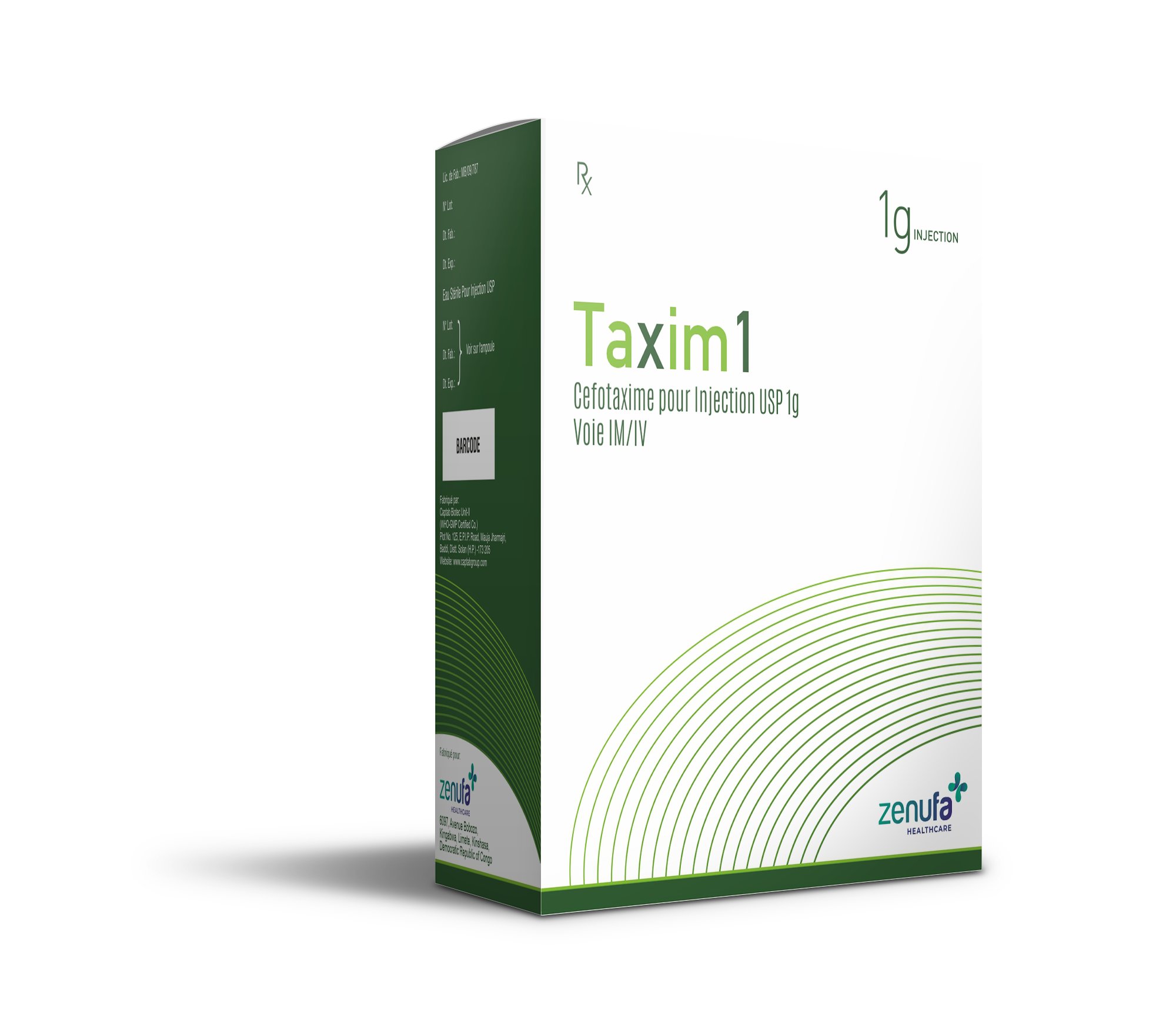 Taxim 1g Injection